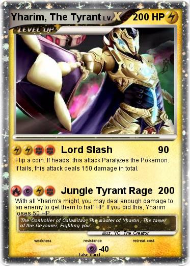 Pokemon Yharim, The Tyrant
