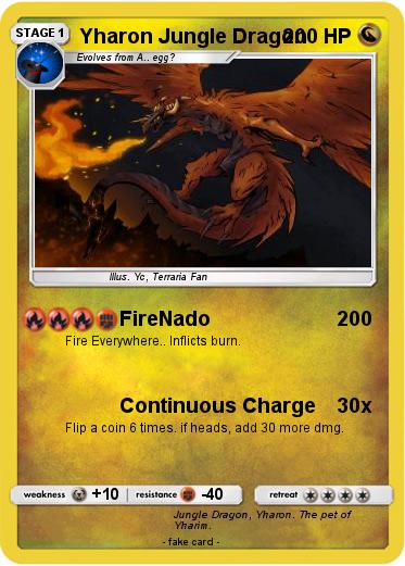 Pokemon Yharon Jungle Dragon