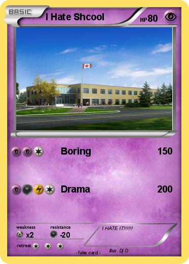 Pokemon I Hate Shcool