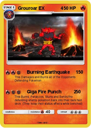 Pokemon Grouroar EX             4
