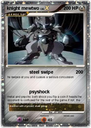 Pokemon knight mewtwo