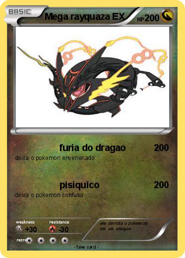 Pokemon Mega rayquaza EX