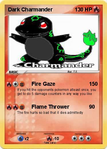 Pokemon Dark Charmander