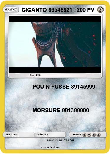Pokemon GIGANTO 86548821