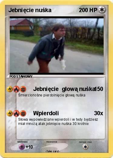 Pokemon Jebnięcie nuśka