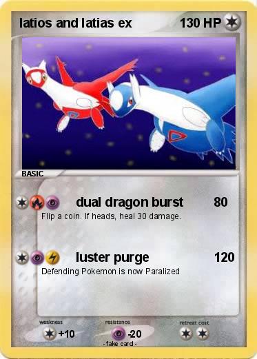 Pokemon latios and latias ex