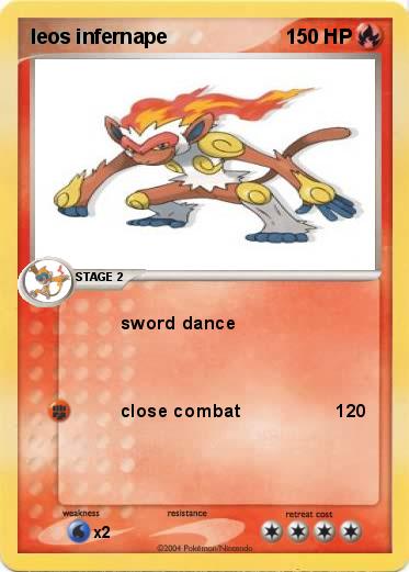 Pokemon leos infernape