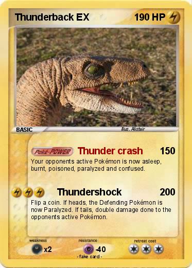 Pokemon Thunderback EX