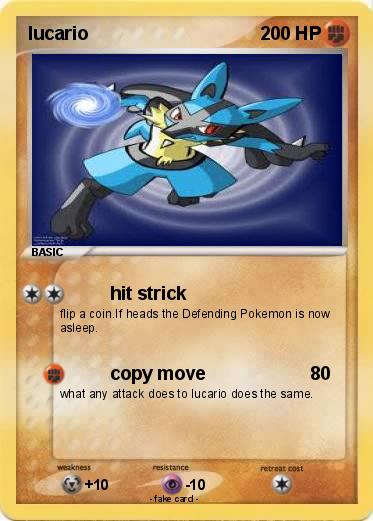 Pokemon lucario