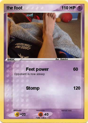 Pokemon the foot