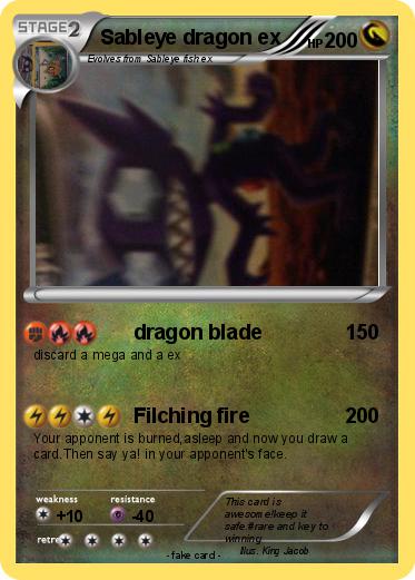 Pokemon Sableye dragon ex