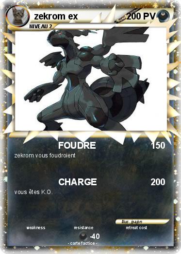 Pokemon zekrom ex