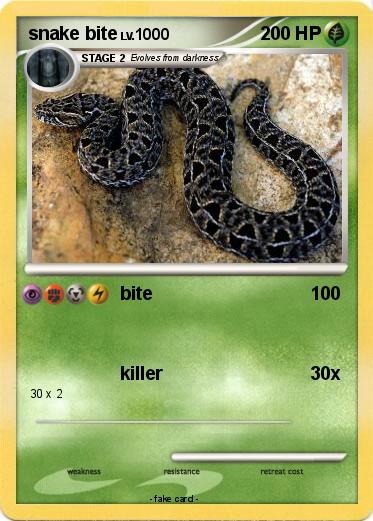 Pokemon snake bite