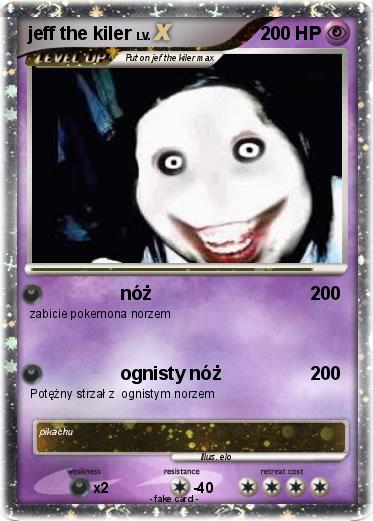 Pokemon jeff the kiler