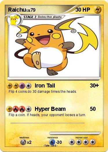 Pokemon Raichu