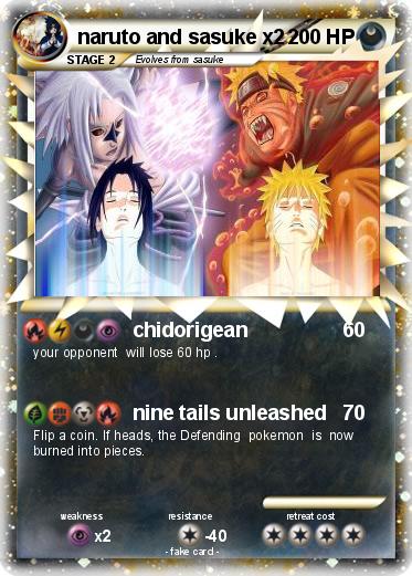 Pokemon naruto and sasuke x2