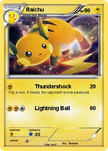 Pokemon Raichu