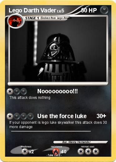 Pokemon Lego Darth Vader