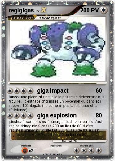 Pokemon regigigas