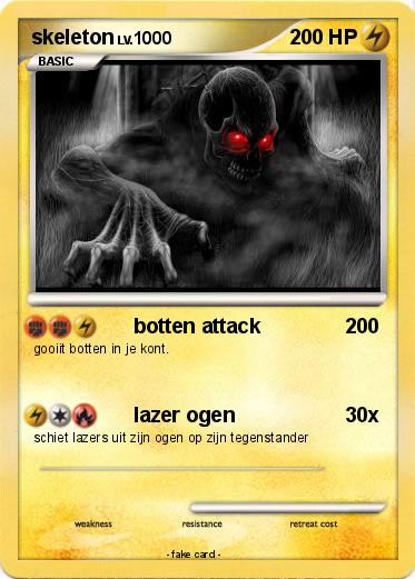 Pokemon skeleton