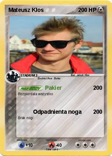 Pokemon Mateusz Kłos