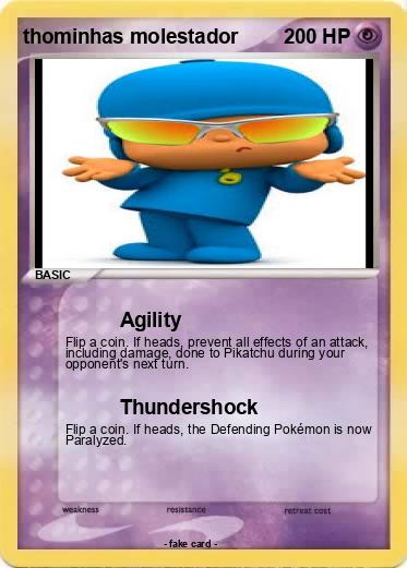 Pokemon thominhas molestador