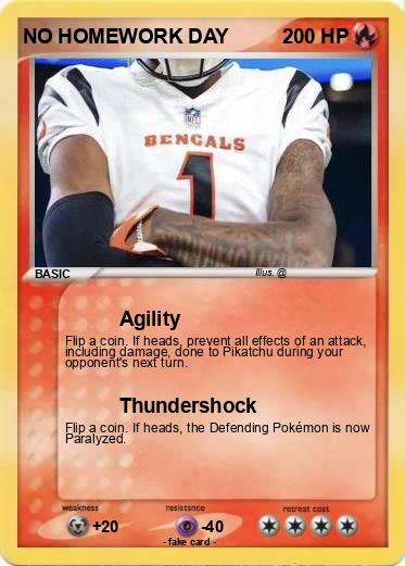 Pokemon NO HOMEWORK DAY