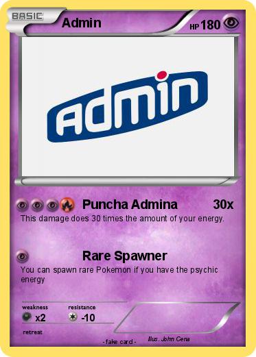 Pokemon Admin