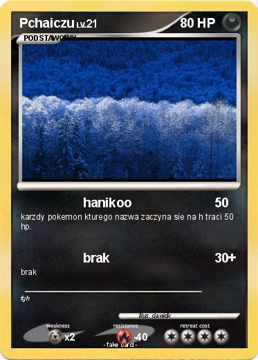 Pokemon Pchaiczu
