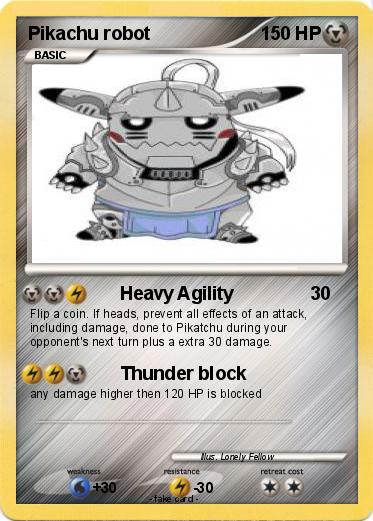 Pokemon Pikachu robot