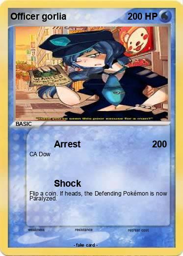 Pokemon Officer gorlia