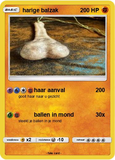 Pokemon harige balzak