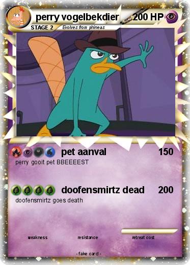 Pokemon perry vogelbekdier