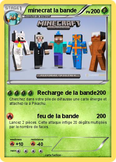 Pokemon minecrat la bande