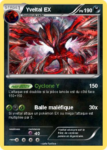 Pokemon Yveltal EX