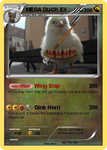 Pokemon MEGA DUCK EX