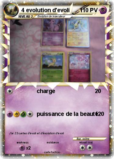 Pokemon 4 evolution d'evoli
