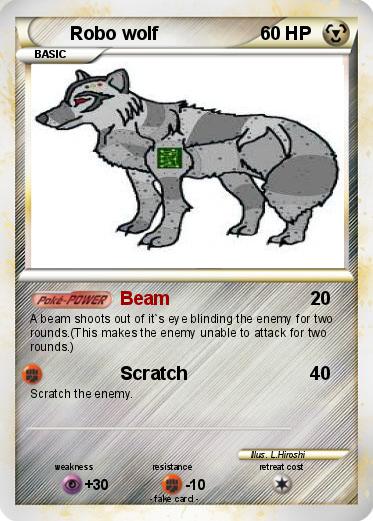 Pokemon Robo wolf