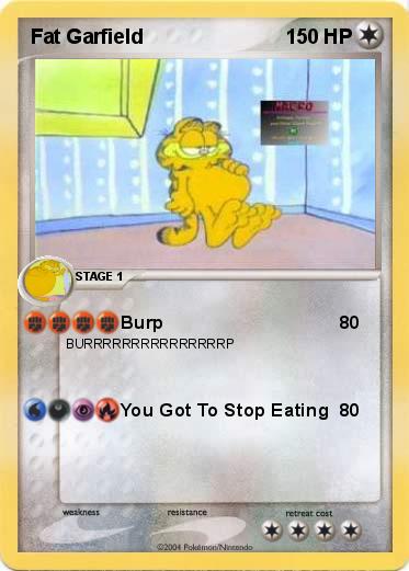 Pokemon Fat Garfield