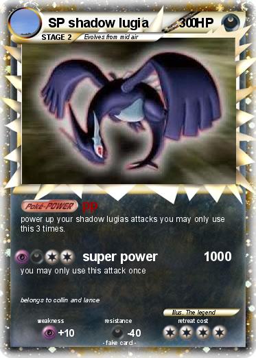 Pokemon SP shadow lugia            0