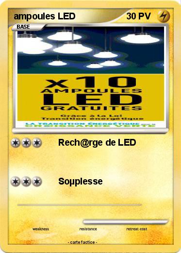 Pokemon ampoules LED