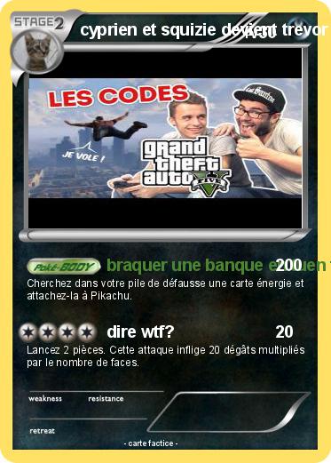 Pokemon cyprien et squizie devient trevor et franklin