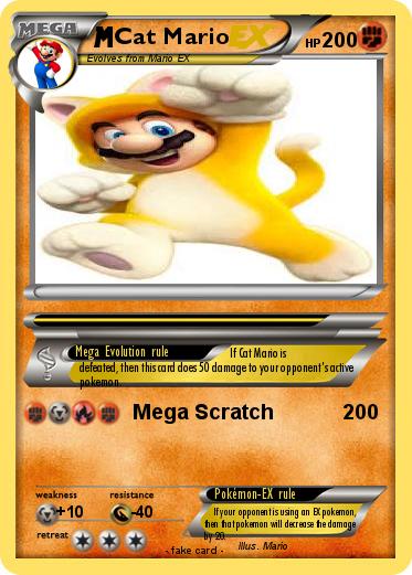 Pokemon Cat Mario