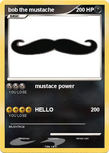 Pokemon bob the mustache