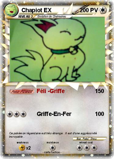 Pokemon Chapiot EX