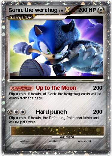 Pokemon Sonic the werehog