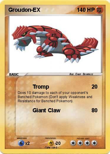Pokemon Groudon-EX