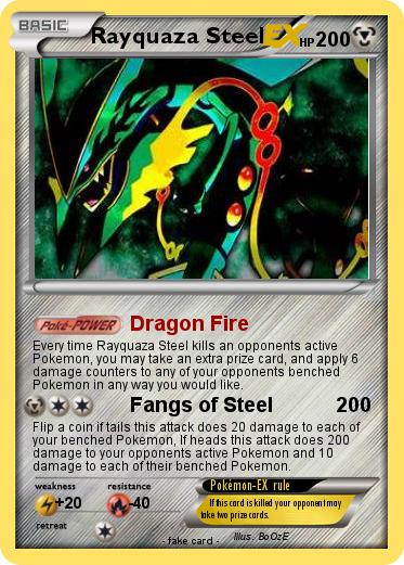 Pokemon Rayquaza Steel