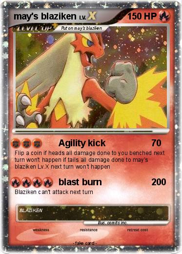 Pokemon may's blaziken