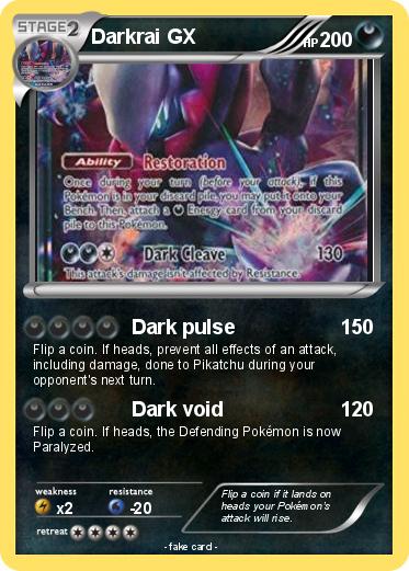 Pokemon Darkrai GX